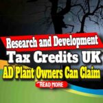 UK Anaerobic Digestion Operators -R&D Tax Credits Claim