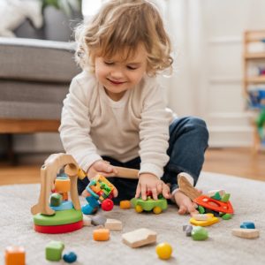 toddler playing