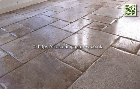 Reviving Travertine Floors in Chessington, Surrey