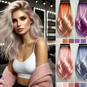 bold hair dye ideas for dirty blonde hair