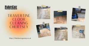 Travertine Floor Cleaning and Sealing in Chertsey