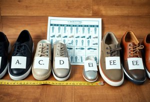 Shoe Width Letters: Understanding Fit for Comfort